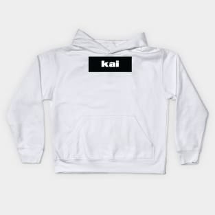 Kai My Name Is Kai Kids Hoodie